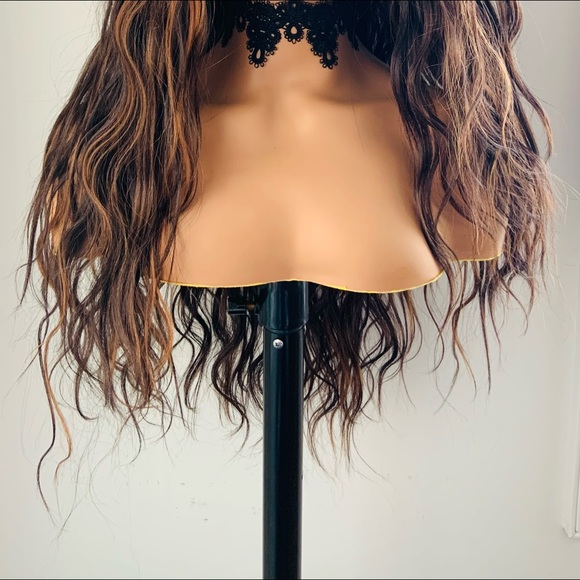 “Put On & Go” - 24” Brown/Auburn Headband Wig for Daily Wear or Events - Picture 9 of 15